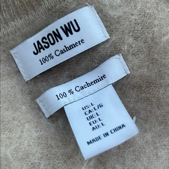 🌸SOLD🌸 NWT Jason Wu 100% Cashmere Sweater - Picture 5 of 7